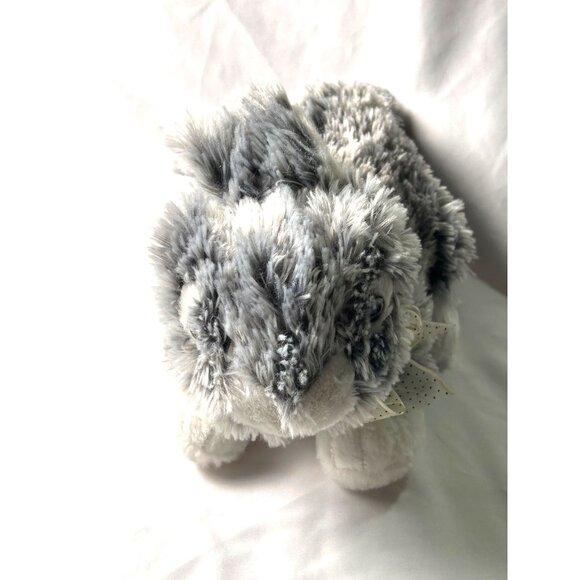 Dan Dee Collectors Choice Plush Gray Bunny Rabbit 14”  Polyester Fiber Stuffy - Picture 7 of 8